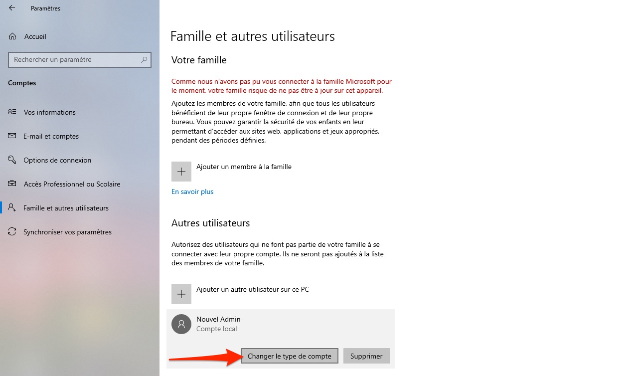 Vous Devez Disposer Des Droits D Administrateur