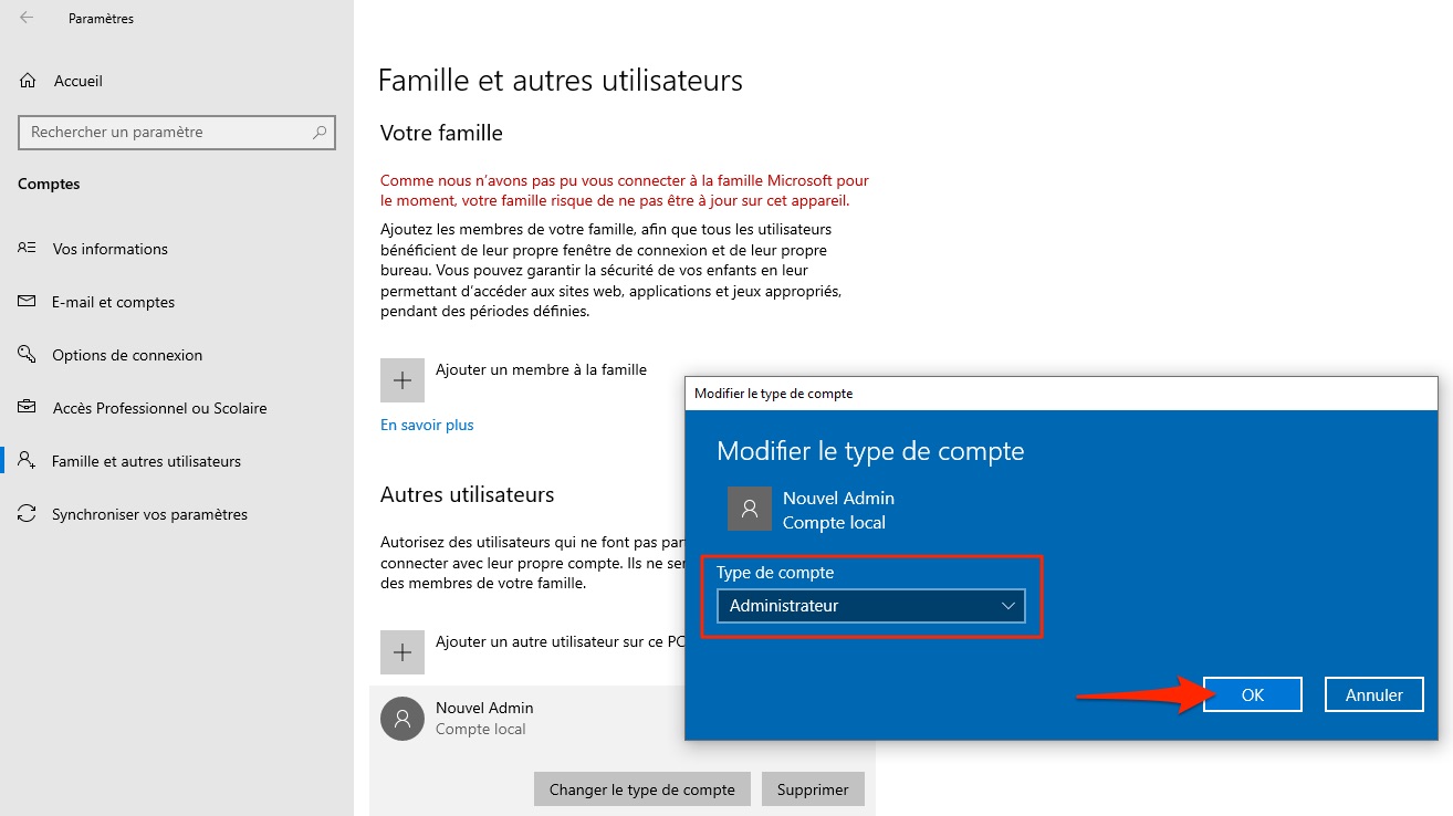 Vous Devez Disposer Des Droits D Administrateur