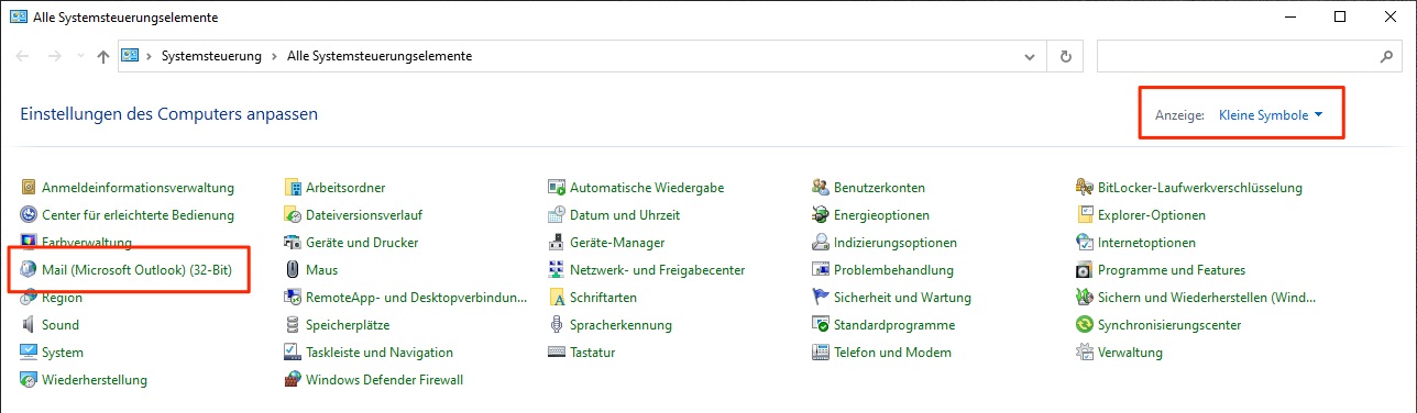 Mail Microsoft Outlook