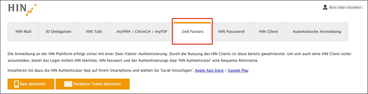 Register 2nd Factors