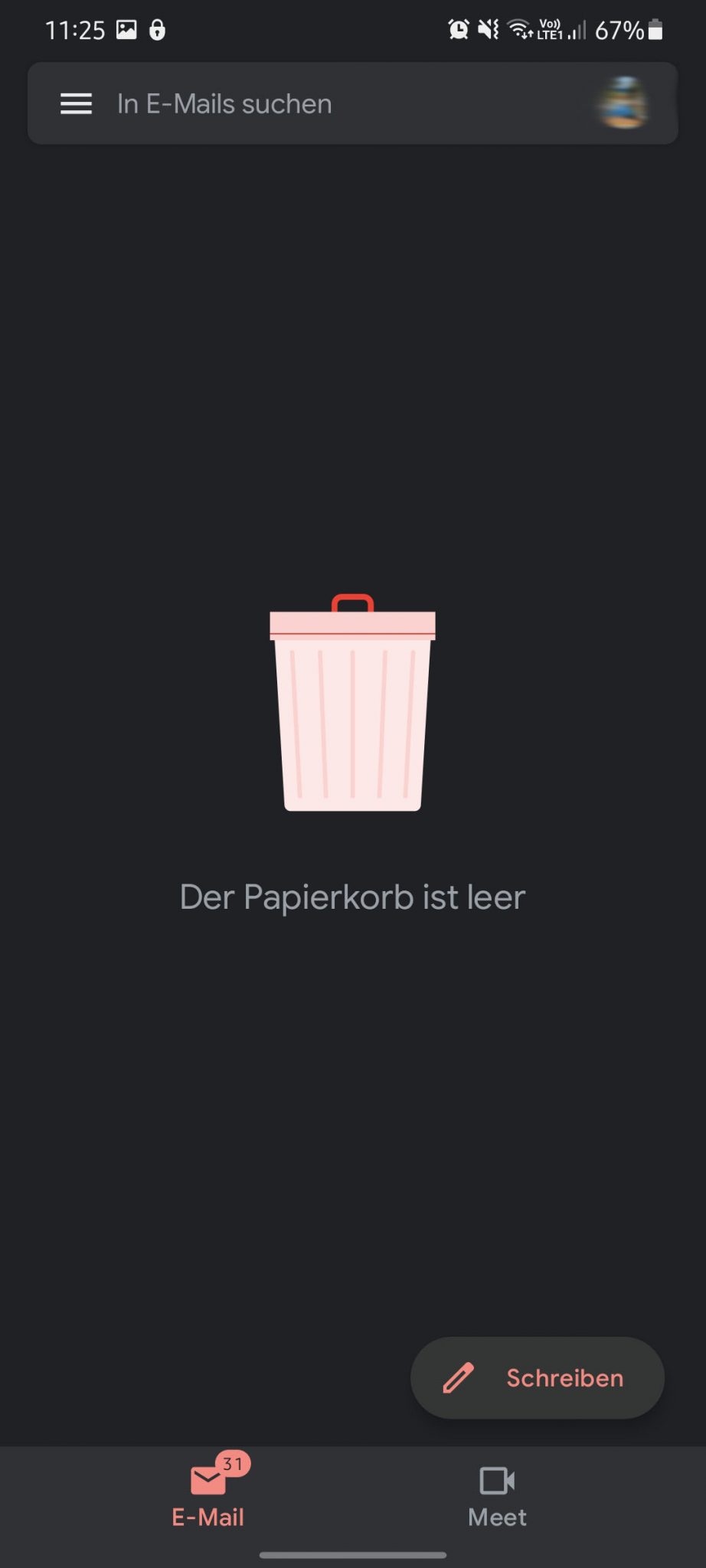 Klicken Sie oben rechts auf das runde Symbol
