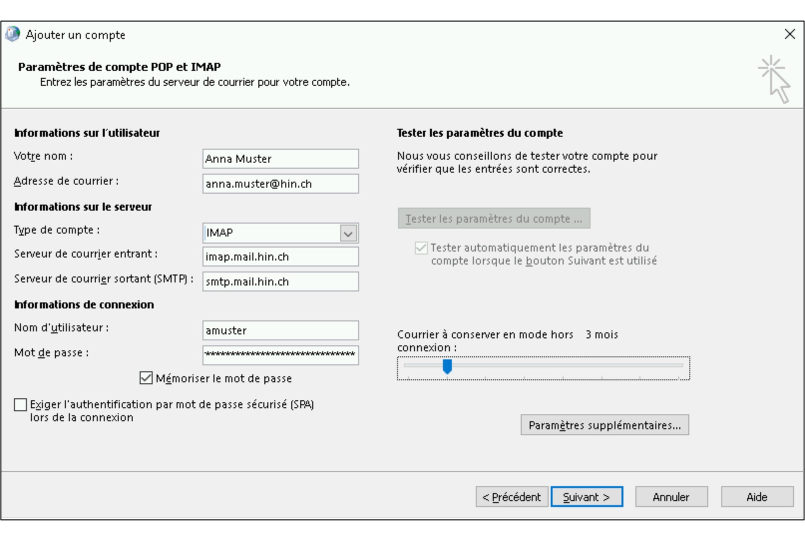 PoP oder IMAP Einstellungen