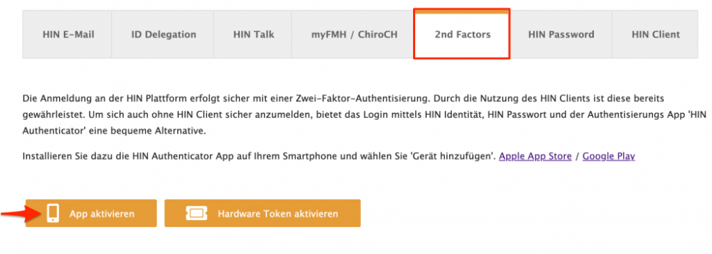 Activer l’application
