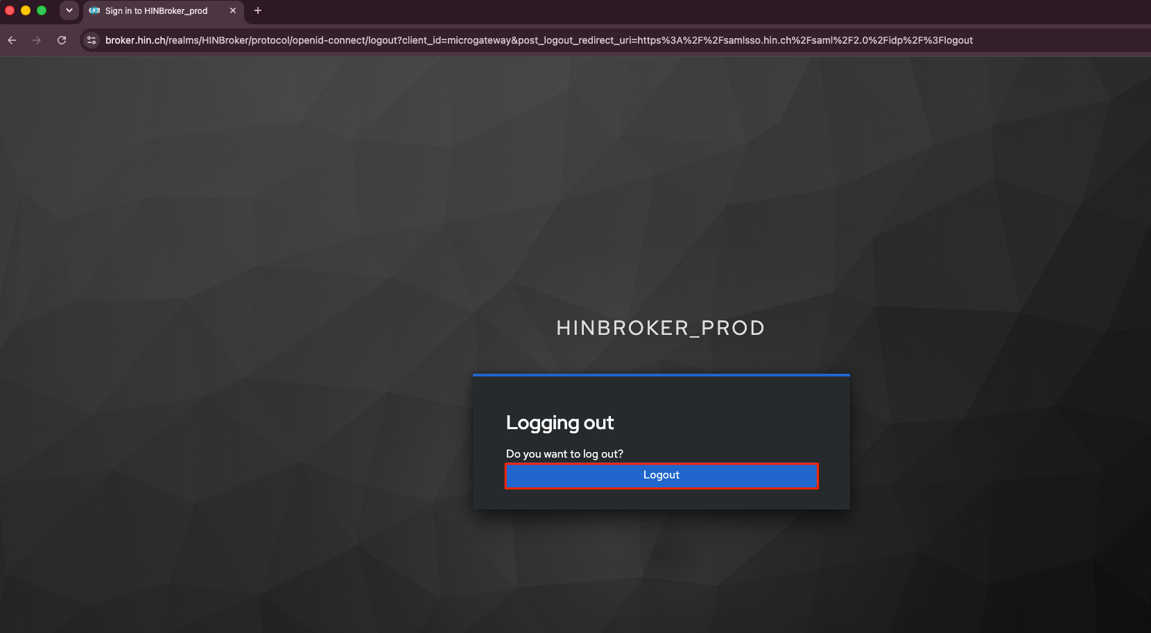 Initialisierungs-Passwort