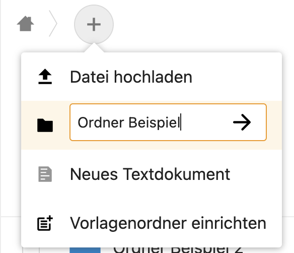 Ordner erstellen