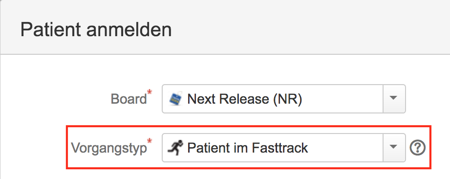 Patient anmelden 2