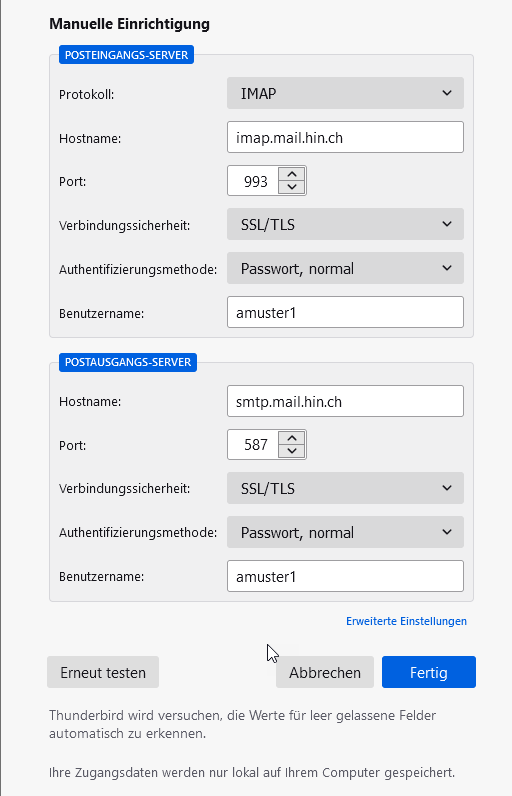 Mozilla Thunderbird 1