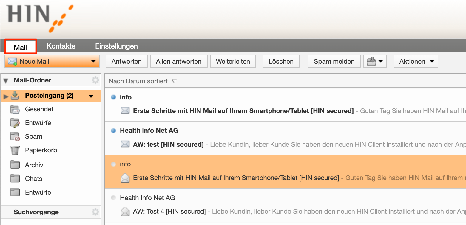 Webmail-Mail