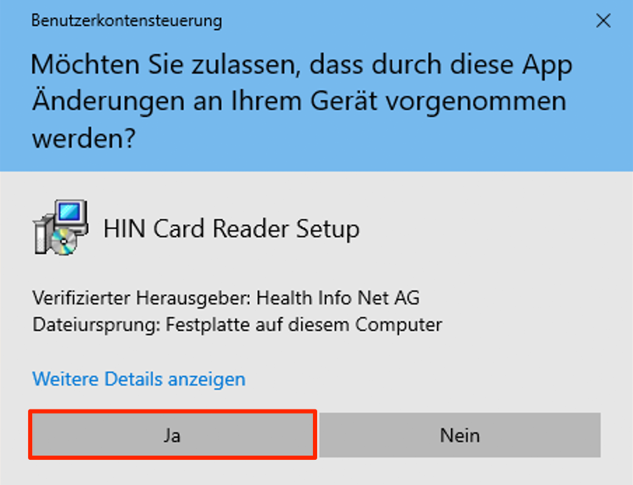 HIN Card Reader Setup