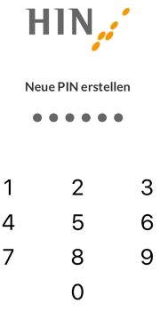 PIN erstellen