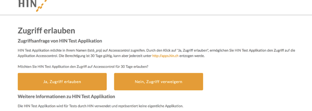 Zugriff erlauben
