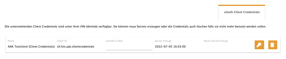oAuth Client