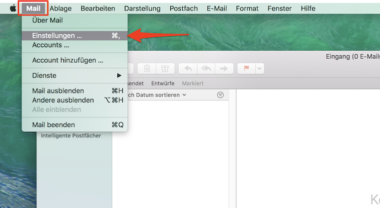 HIN mail Signatur Apple