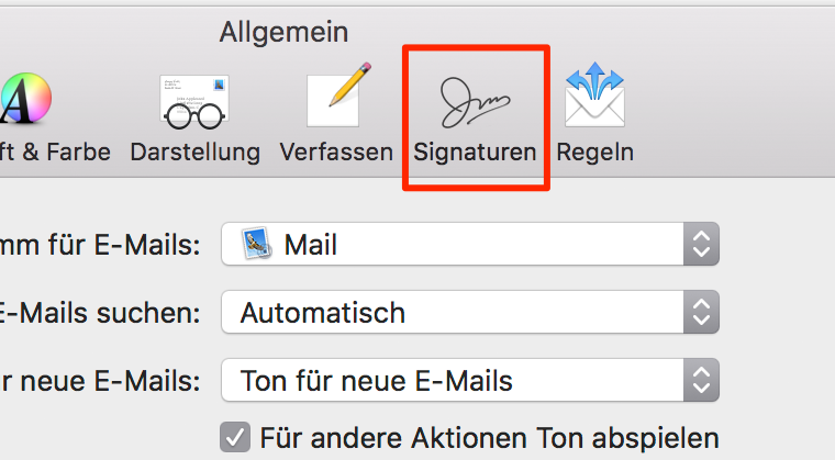 HIN Mail Signatur Apple 1