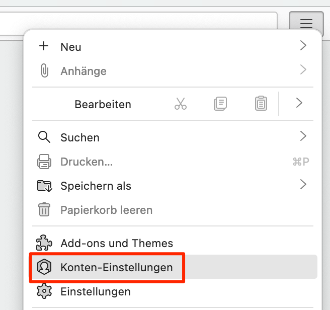 HIN Mail Signatur Mozilla