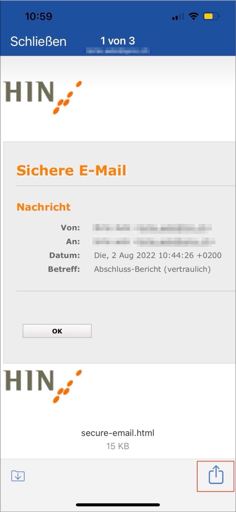 Öffnen Sie in Microsoft Edge