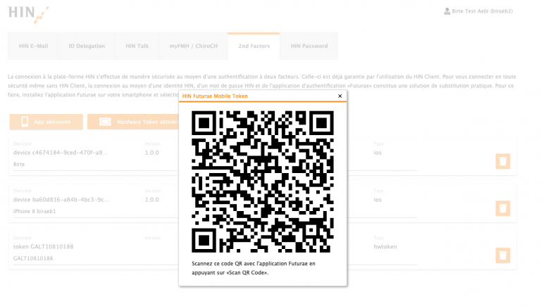 le code QR