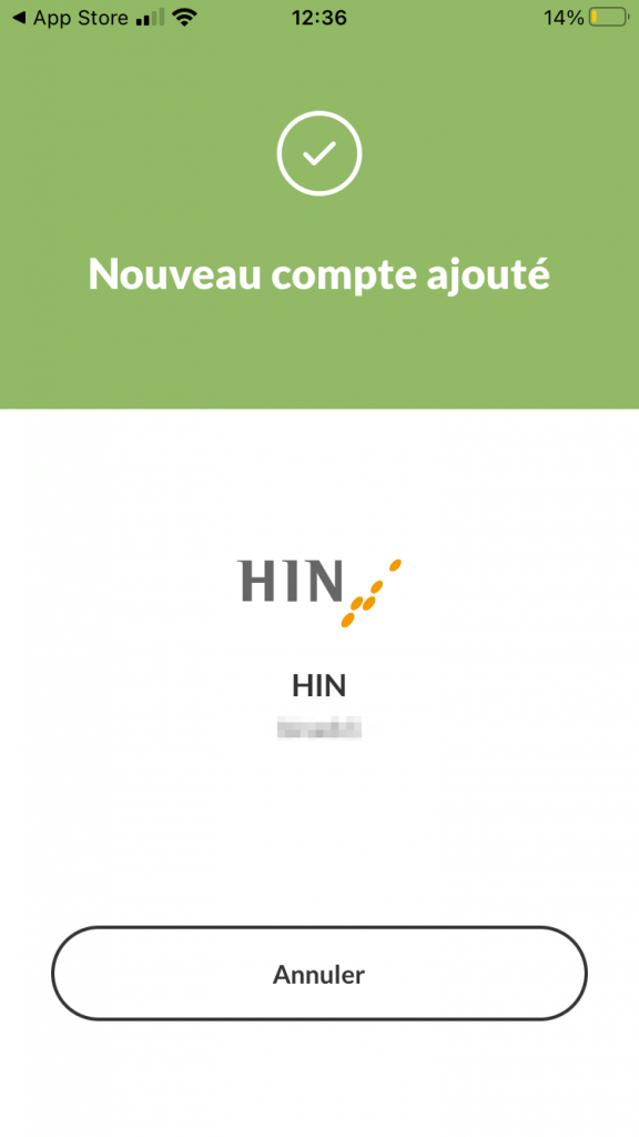 Activer l’identité HIN 10