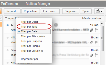 Mailbox-Manager-Einstellungen
