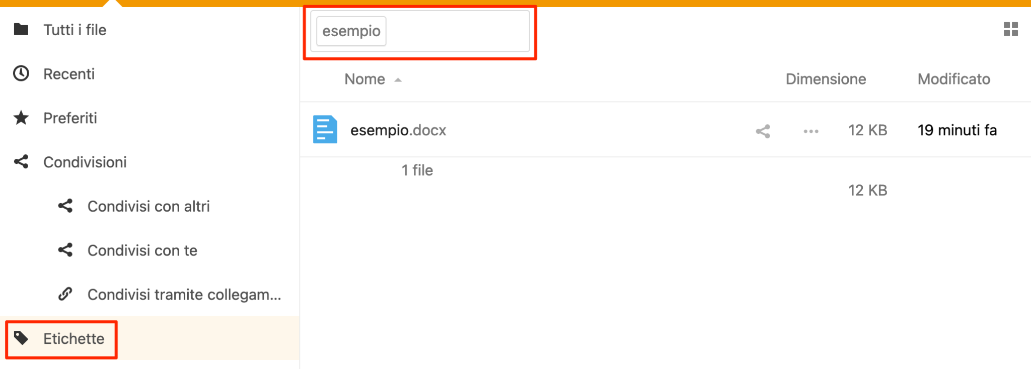 Tags Filter