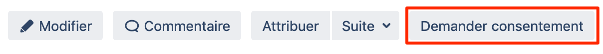 Zustimmung beantragen