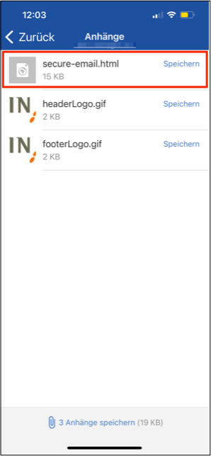 Klicken Sie auf diesen Pfeil