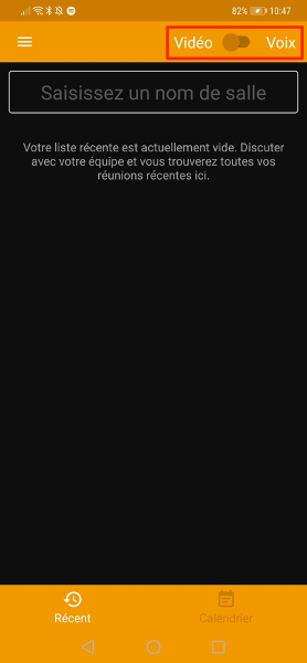 Beitreten über App