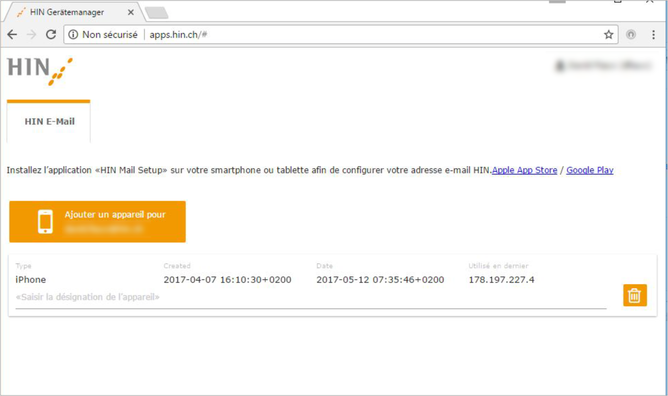 HIN Gerätemanager