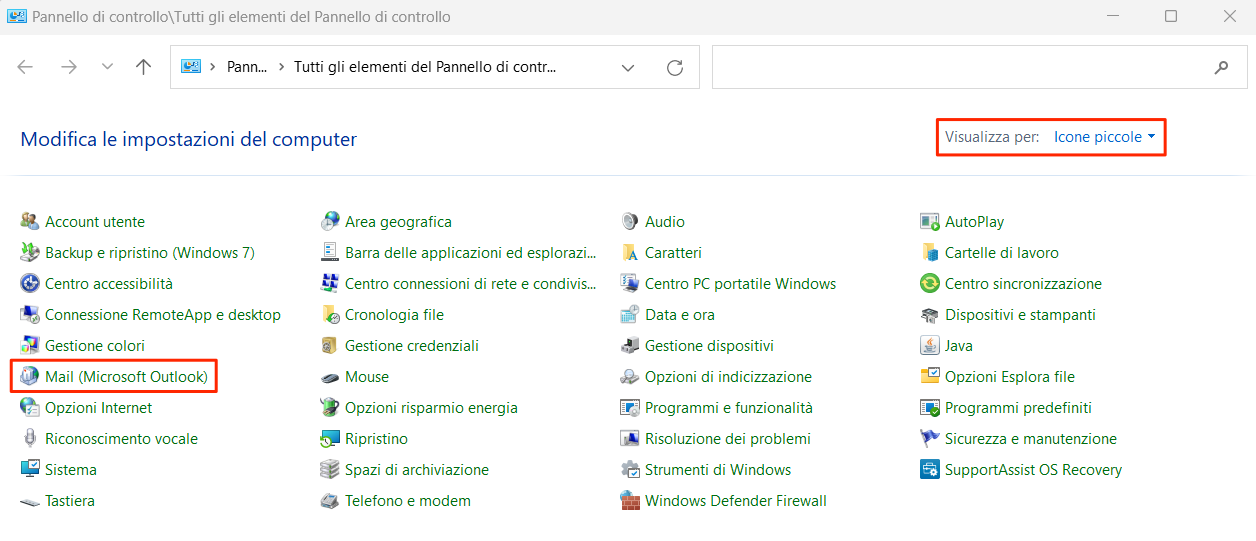 Mail Microsoft Outlook