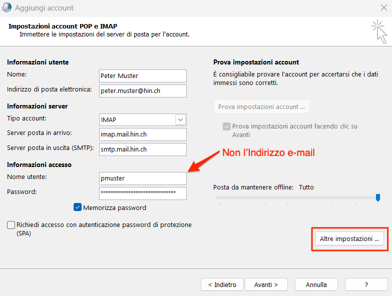 PoP oder IMAP Einstellungen